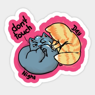 Day and Night Sticker